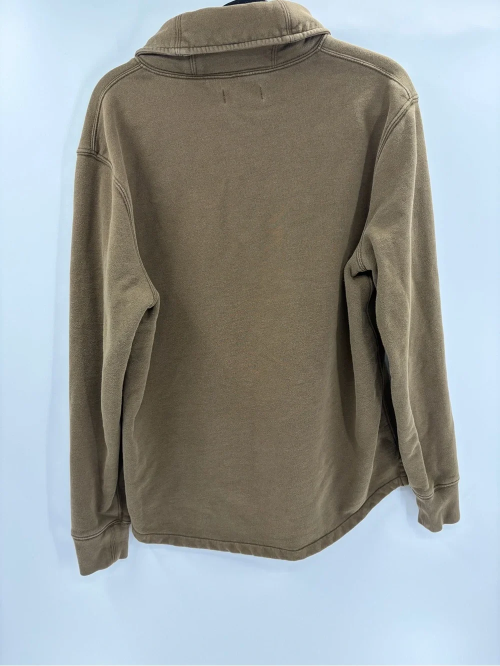 J. Crew Wallace and Barnes double Pocket Pullover Sweatshirt Brown size Medium